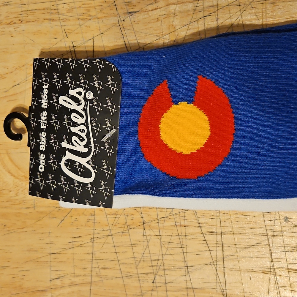 Aksels Socks - Colorado - NWT - Designed In Denver, CO